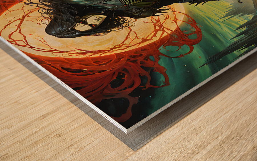 Death Ripper Of Dreams By ISHHISH Wood print