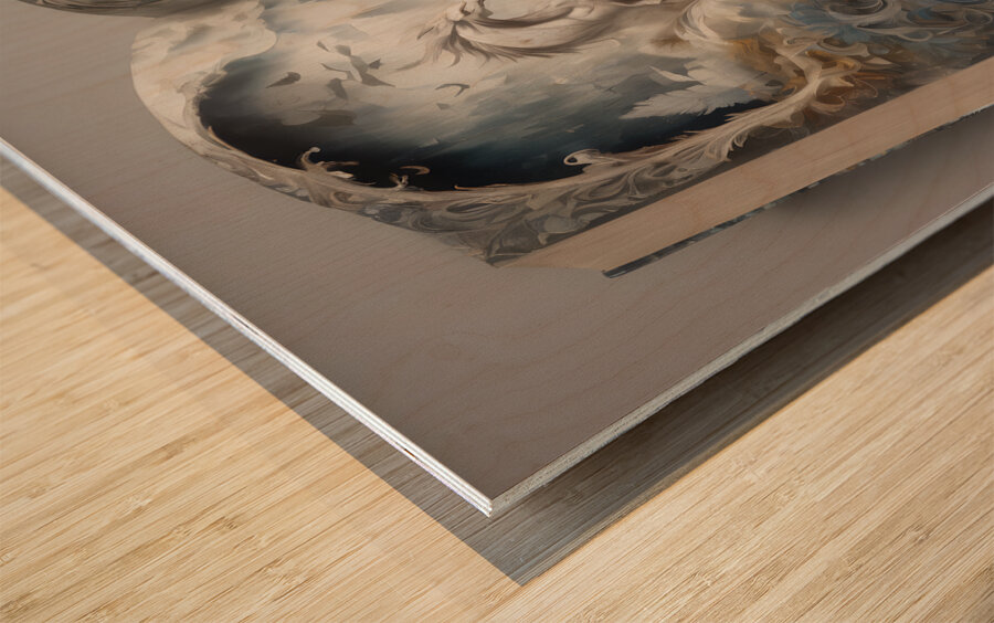 Fabled Fairy Book By ISHISH Wood print