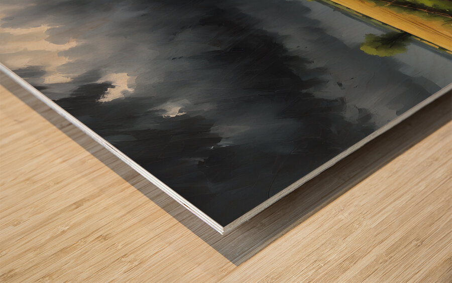 Down The Dirt Road By ISHISH Wood print