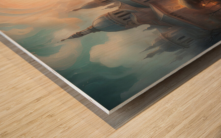 Forgotten Prophecy By ISHISH Wood print