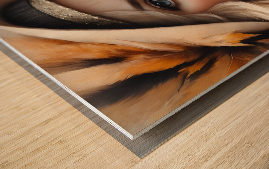 Agatha Moreira Likeness By ISHISH Wood print