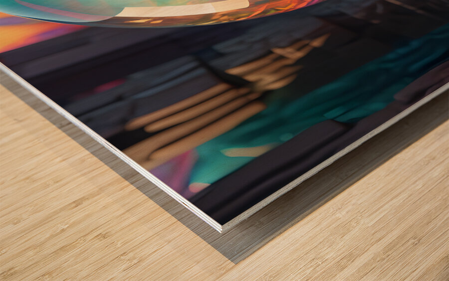 Ancient Stone Monolith Sphere By ISHISH Wood print