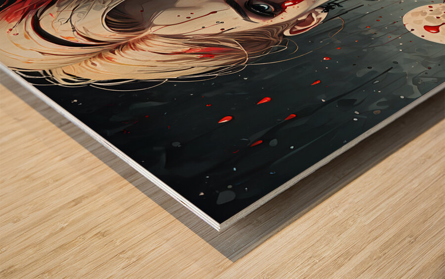 Gothic Ghost By ISHISH Wood print