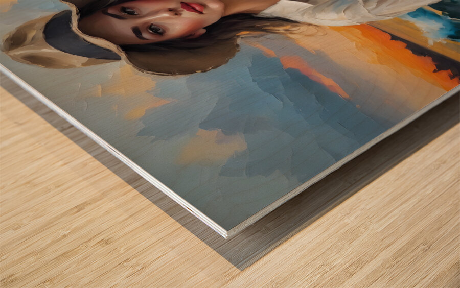 Rugid Lady By ISHISH Wood print