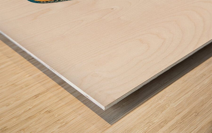 Yellow-fronted parakeet  Wood print