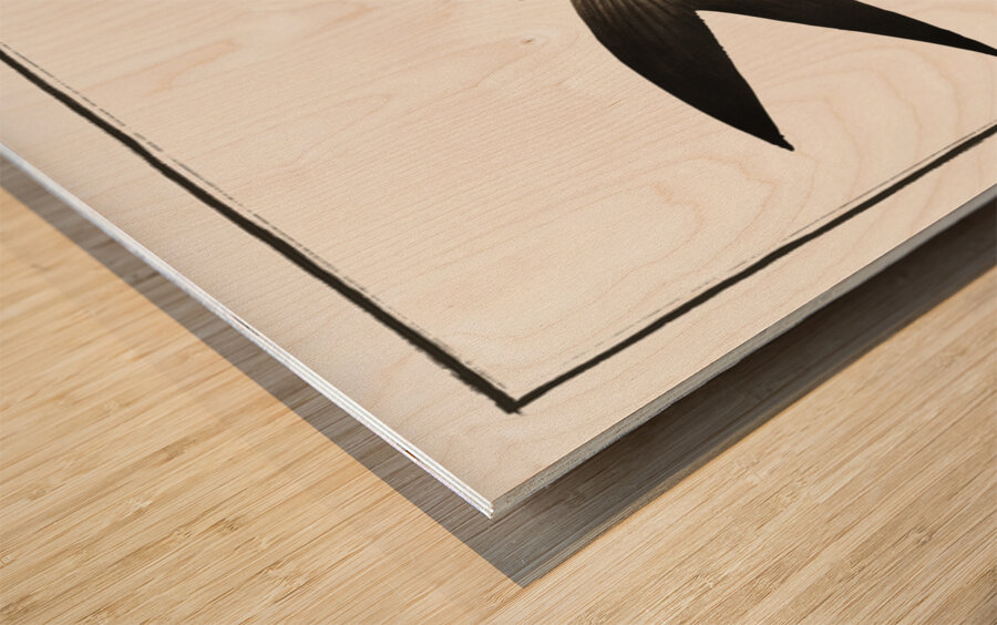 Negro-Mackrel Scomber niger Wood print