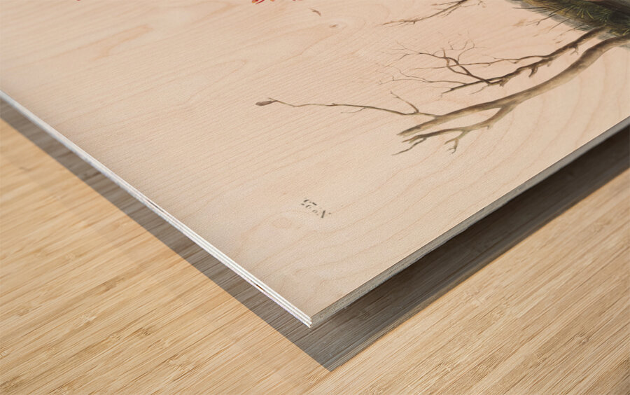 American Marsh Shrew Sorex palustris  Wood print