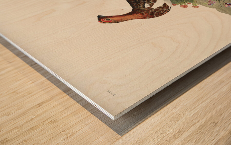 Willow Grouse or Large Ptarmigan Wood print