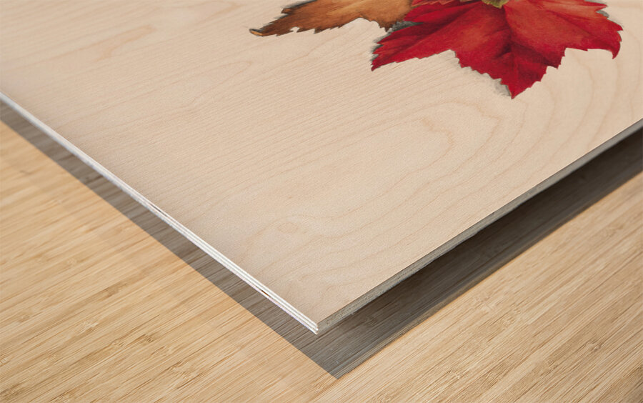 Autumn Leaves 1874 Wood print