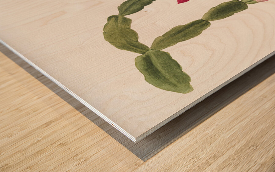 Flower Study 1878 Wood print