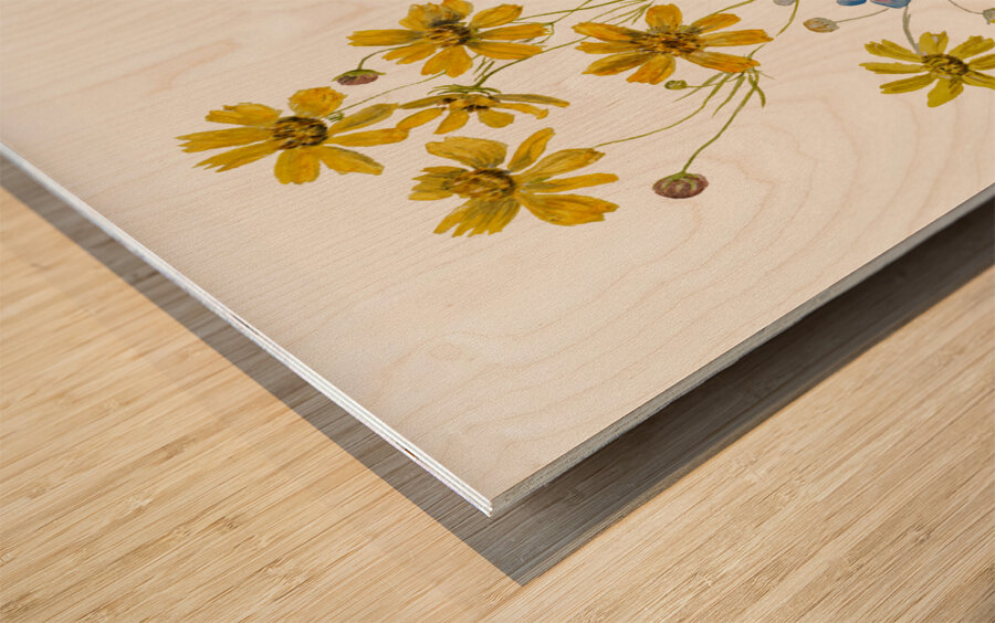 Group of Flowers 1883 Wood print