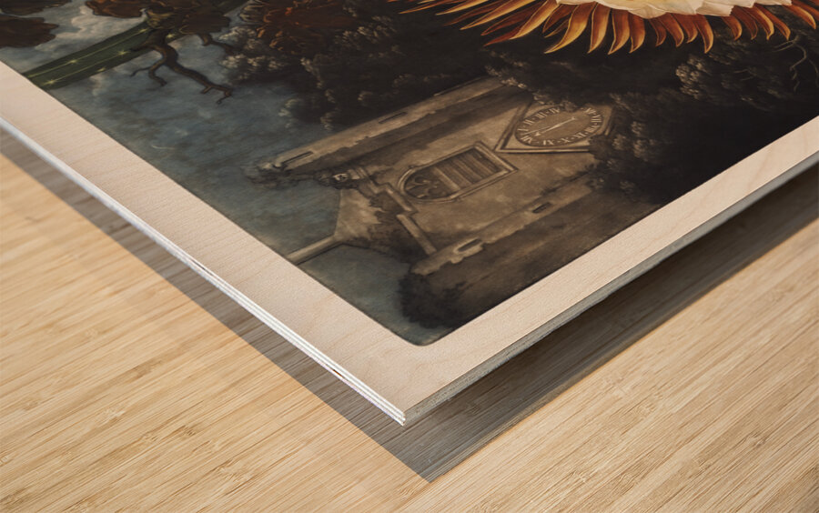 The Night–Blowing Cereus Wood print