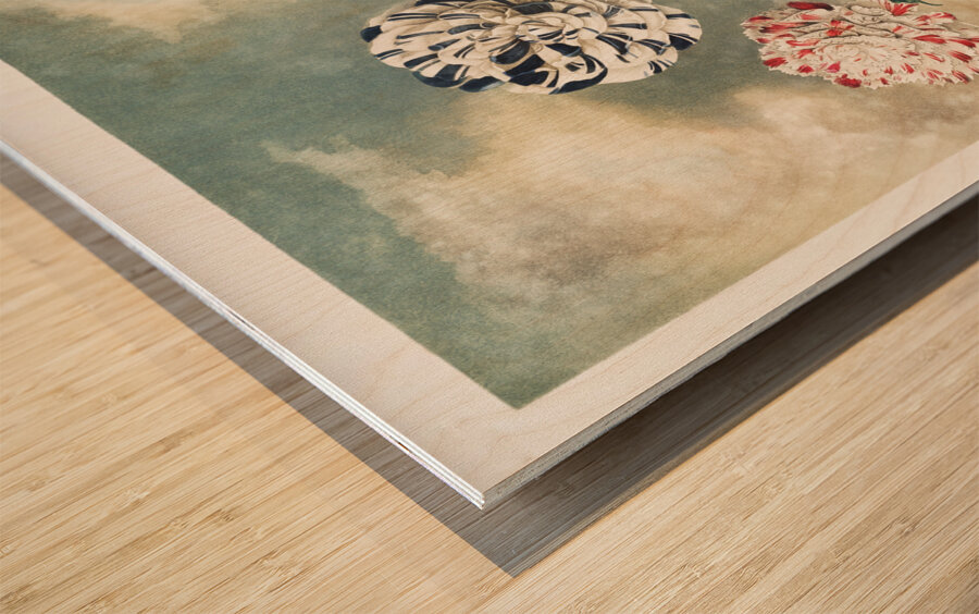 A Group of Carnations Wood print