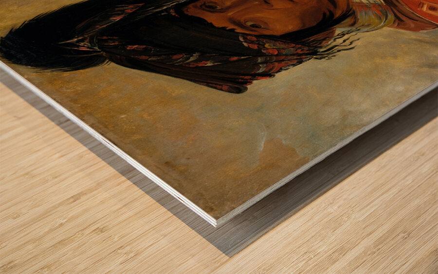 Co-Ee-Há-Jo a Chief 1838 Wood print