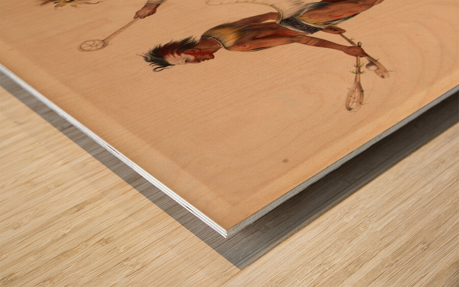 Ball Players Impression sur bois