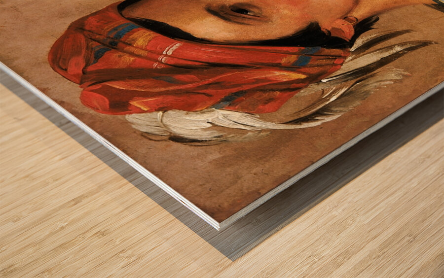 Bread Chief of The Tribe 1831 Wood print