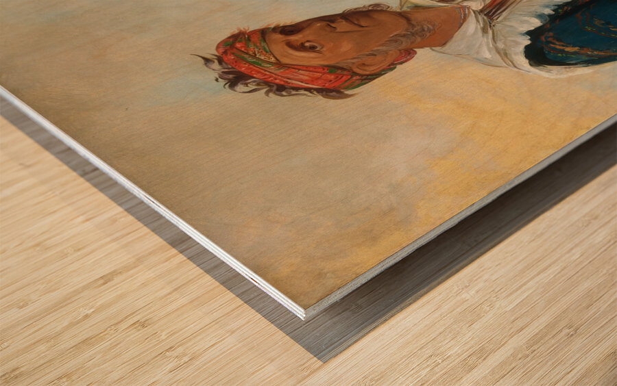 Cól-Lee a Band Chief 1834 Wood print