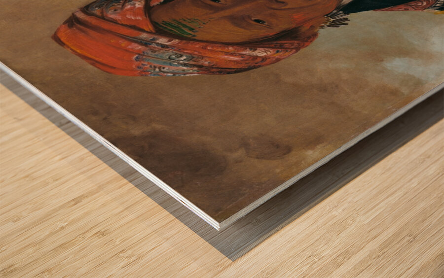 Bód-A-Sin Chief of The Tribe 1830 Wood print