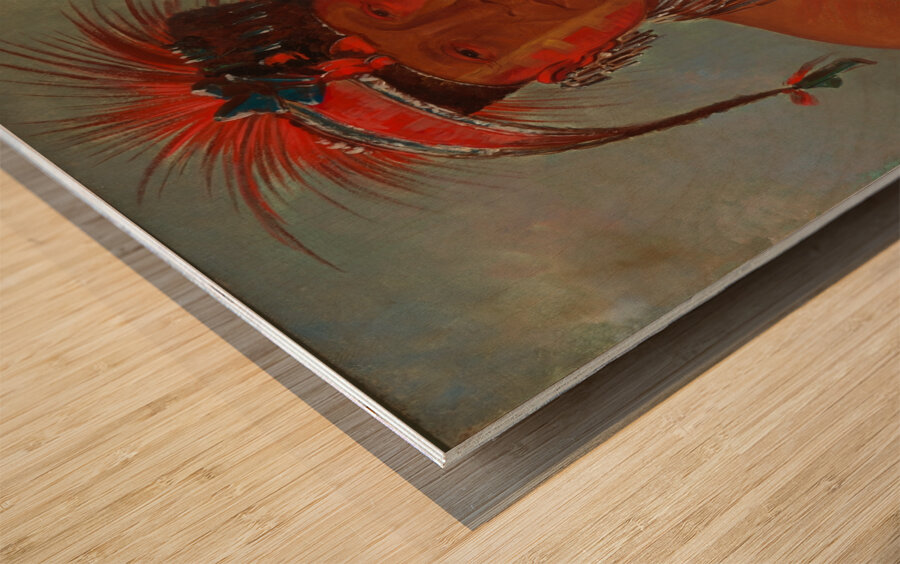 George Catlin Wée-Ke-Rú-Law He Who Exchanges 1832 Wood print