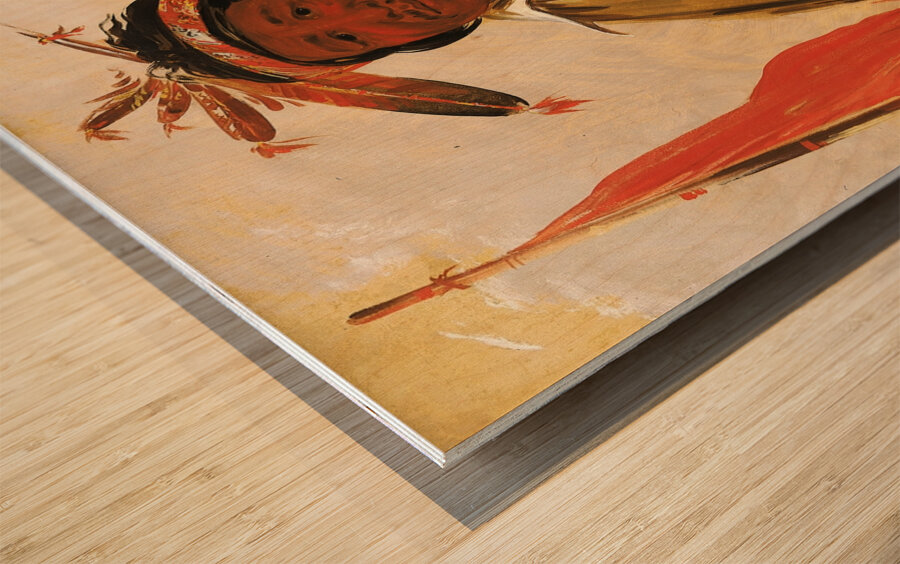 Ke-Chím-Qua Big Bear 1830 Wood print