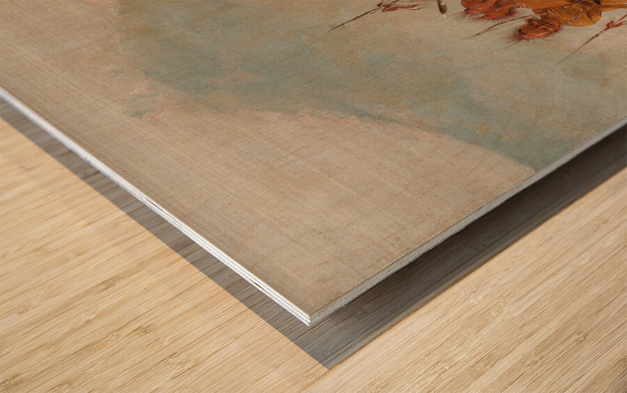 Dance To The Berdash 1835-1837 Wood print