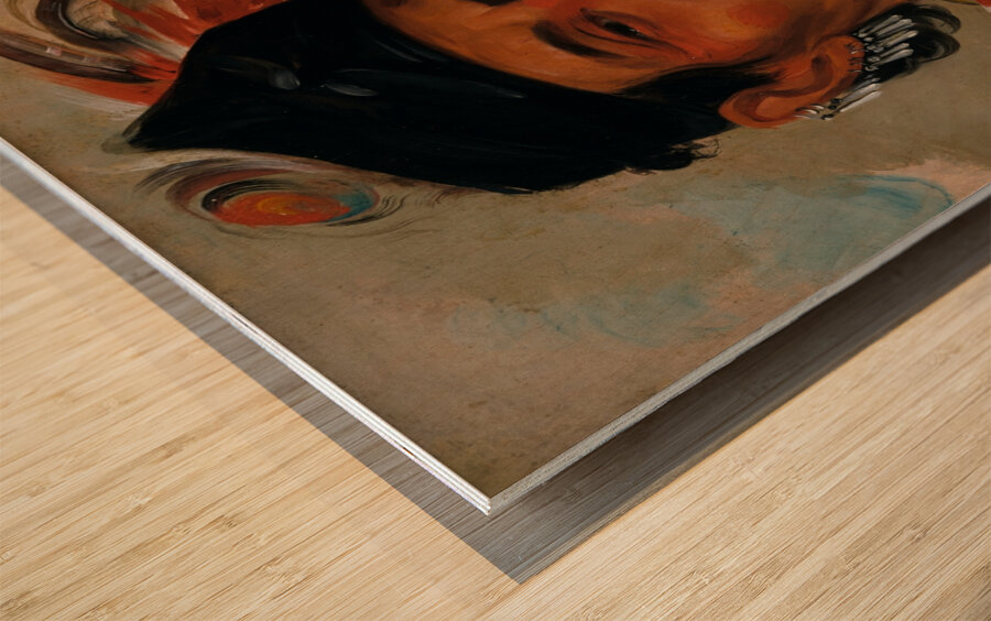 Mah-Kée-Mee-Teuv Grizzly Bear Chief of The Tribe 1831 Wood print