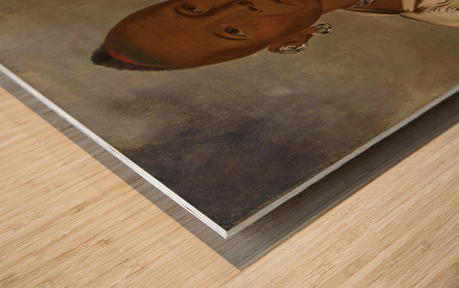 Múk-A-Tah-Mish-O-Káh-Kaik Black Hawk Prominent Sac Chief 1832 Wood print