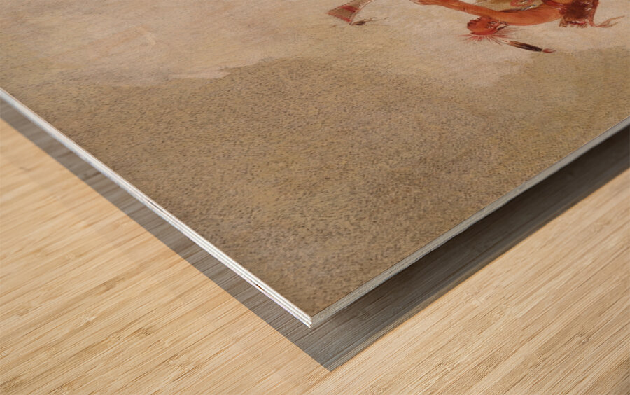 Slave Dance Sac And Fox 1835-1837 Impression sur bois