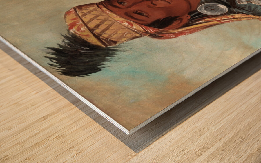 Wáh-Pe-Say The White 1830 Wood print