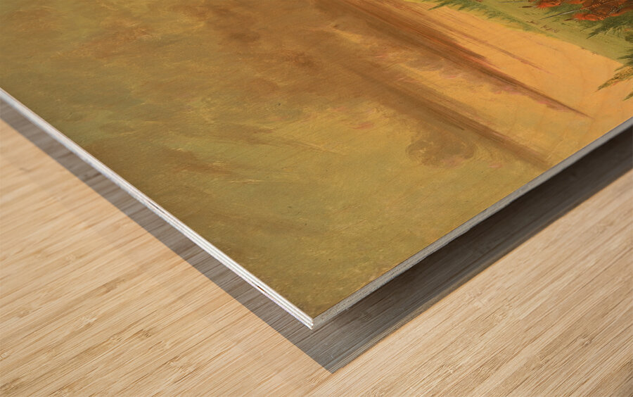 Eagle Dance 1845-1848 Wood print