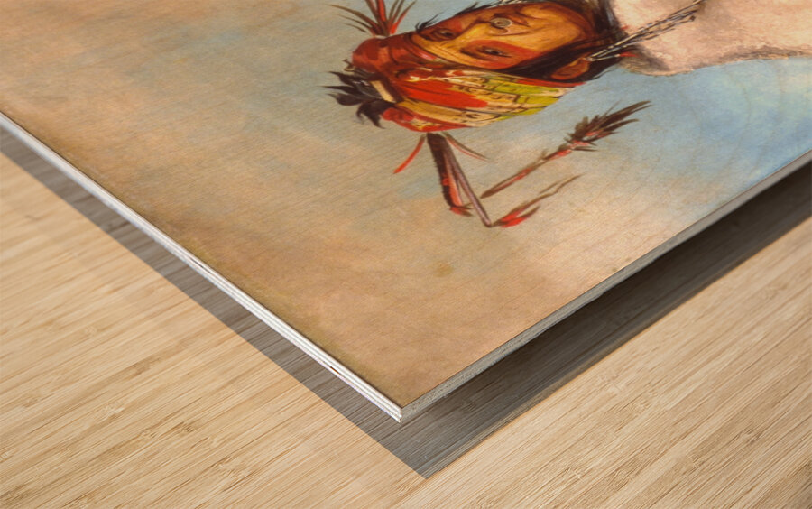 Non-on-dá-gon a Chief 1830 Wood print