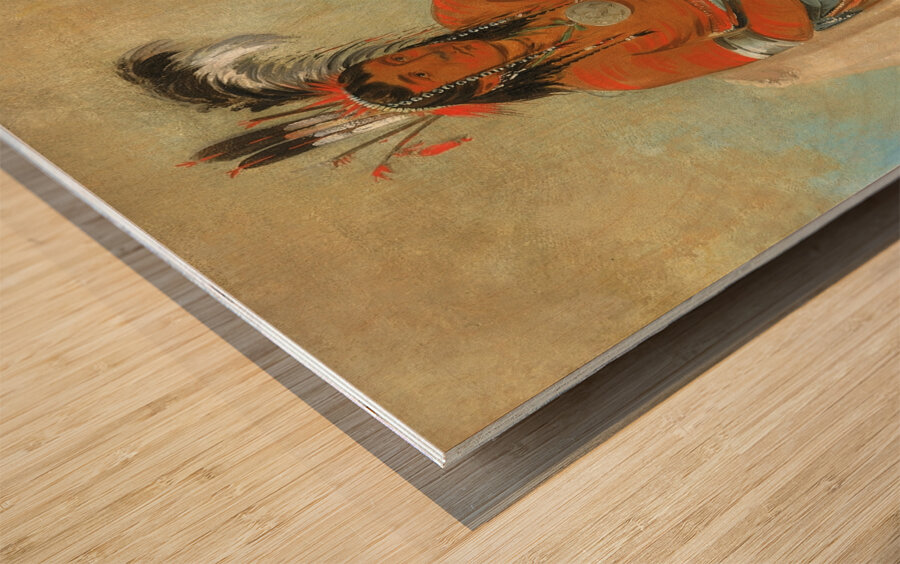 O’n-daig The Crow a Dandy 1836 Wood print