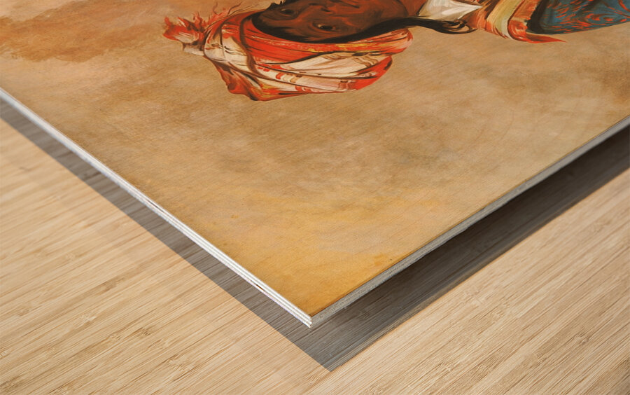 Kút-tee-o-túb-bee How Did He Kill a Noted Brave 1834 Wood print