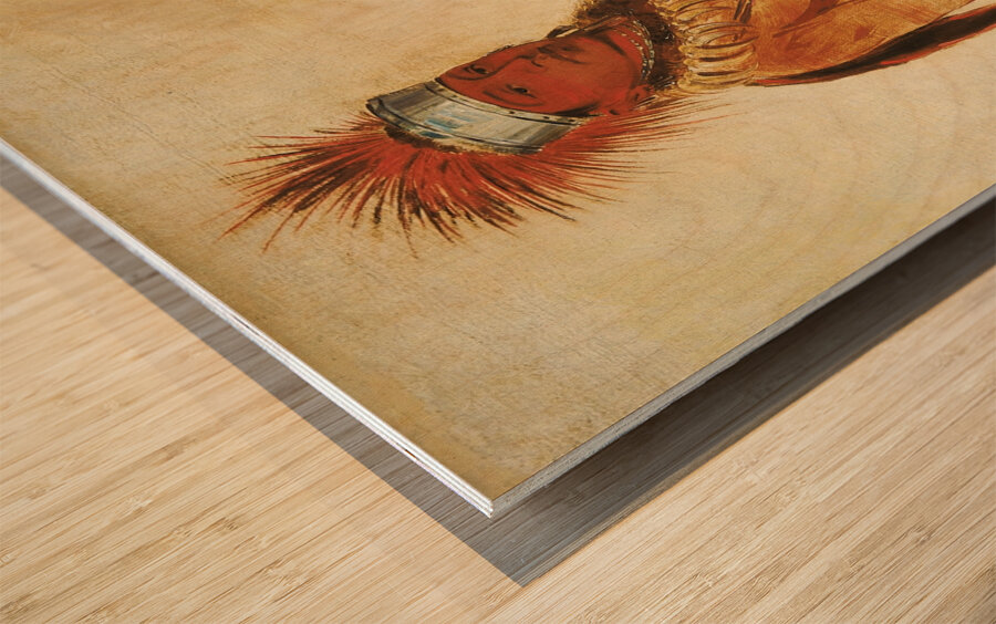 W’y-Ee-Yogh Man of Sense a Brave 1832 Wood print