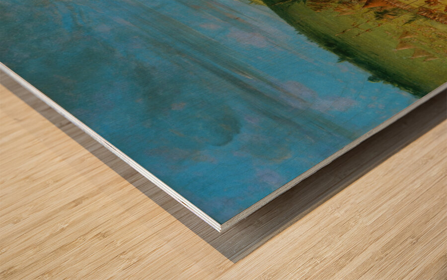 Ball-play of the Choctaw–Ball Up Wood print