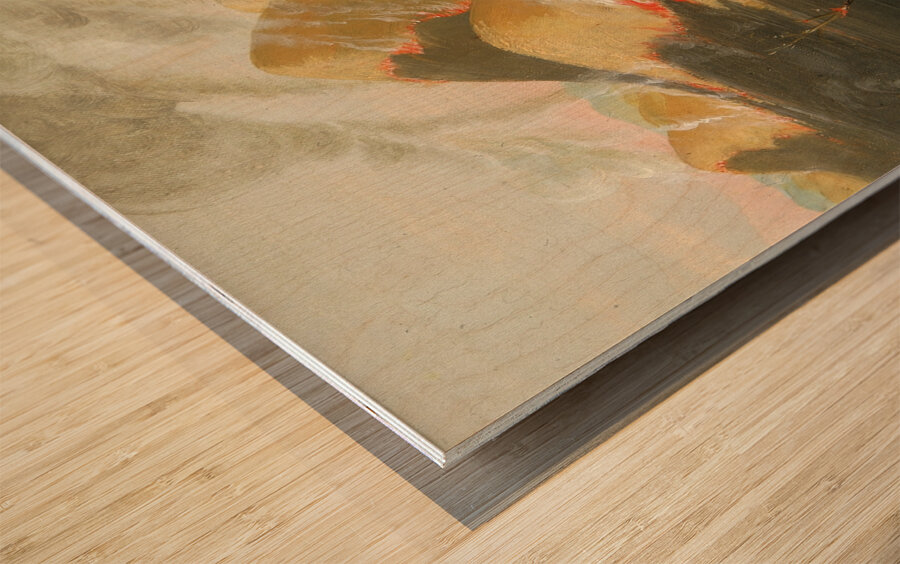 Prairie Bluffs Burning 1832 Wood print