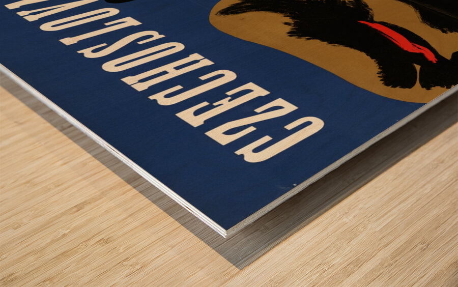 Czechoslovaks Carry On Wood print