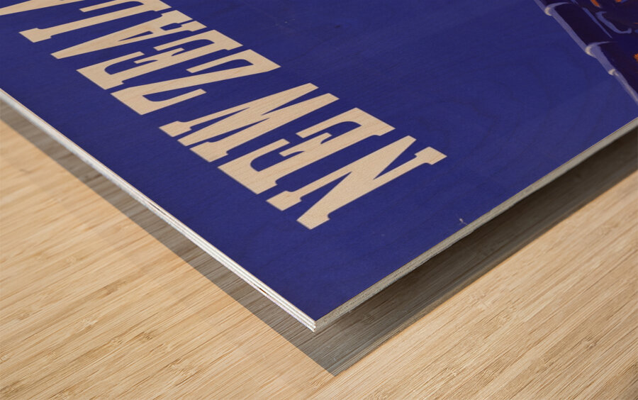 New Zealand Fights Wood print