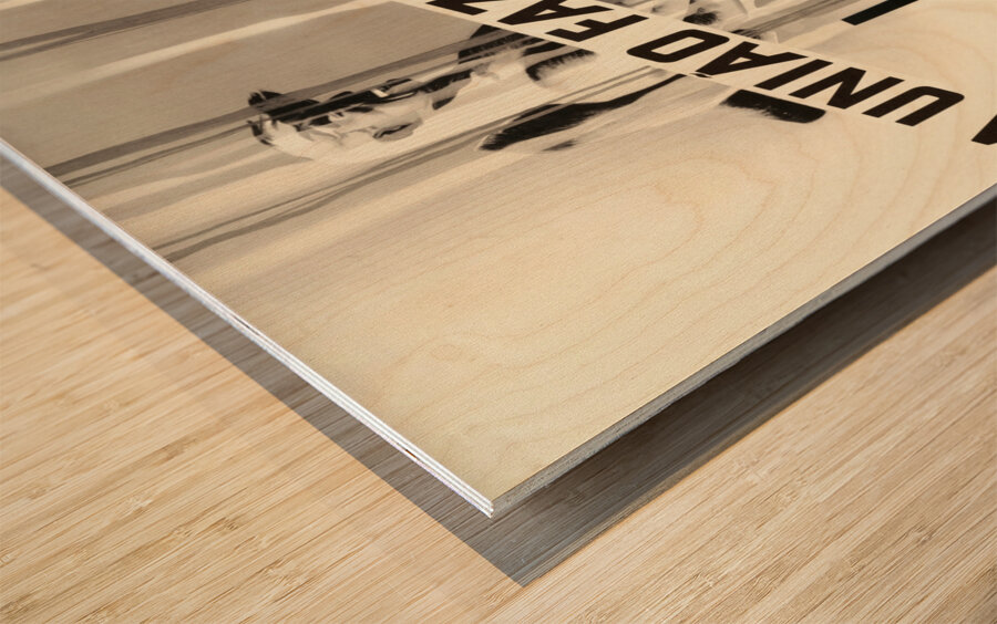 A União Faz a Força Wood print