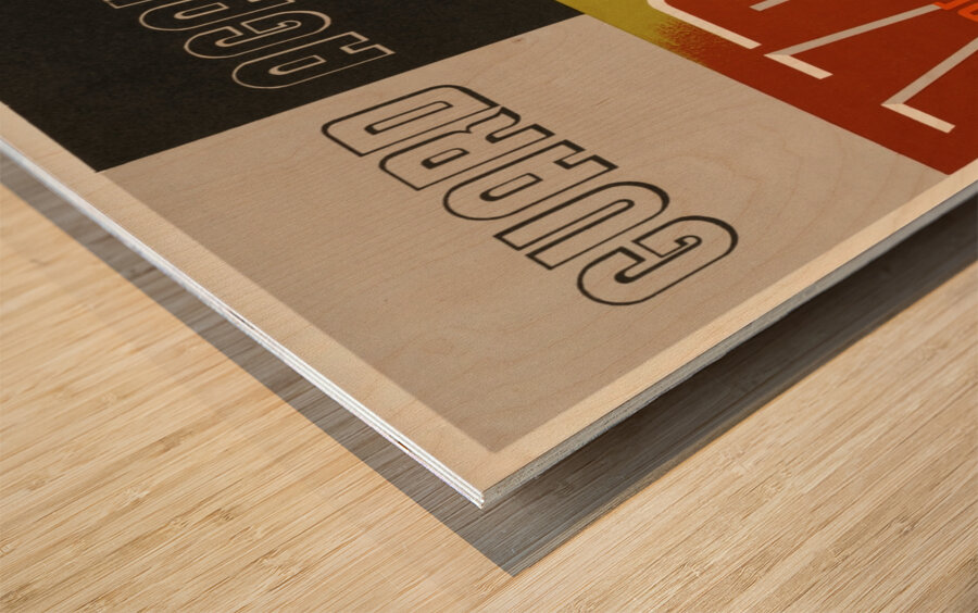 Guard Against Venereal Disease Wood print