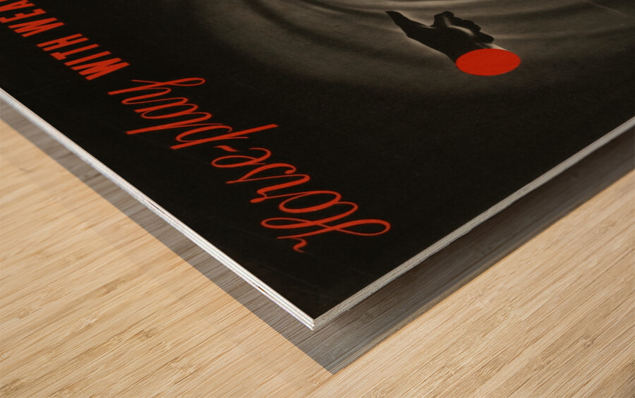 Horse-Play With Weapons May End Like This Wood print