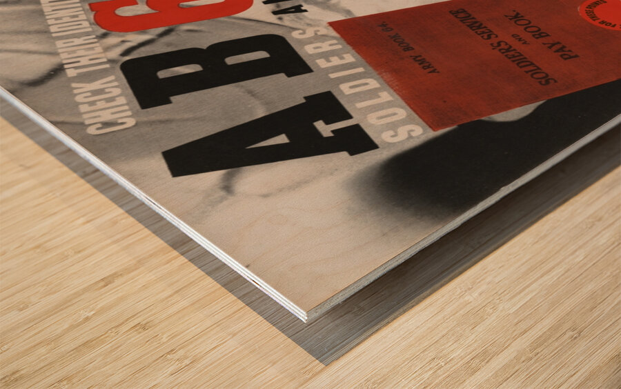 Check the Identity by the A.B. 64 Wood print