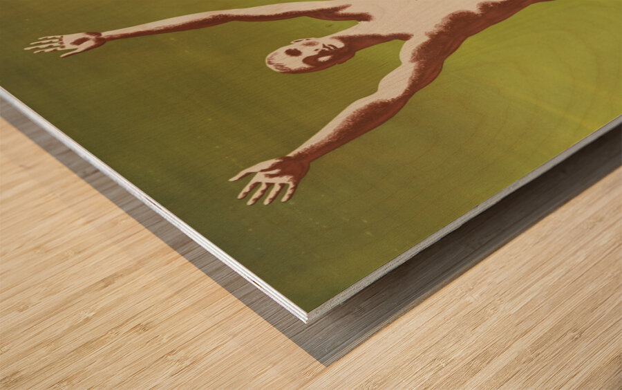 Libres de Temor Wood print