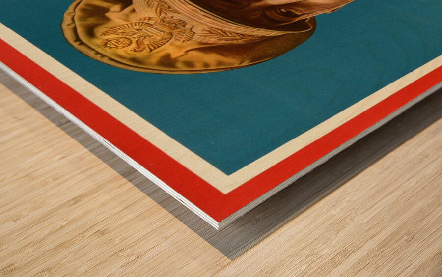 General Estadunidense Douglas MacArthur Wood print