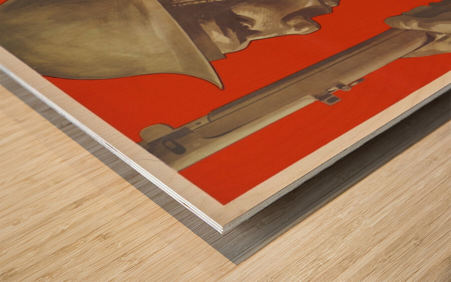 Whatever Your Job May Be Fight Wood print