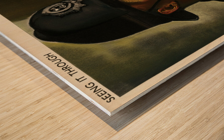 Seeing it Through Wood print