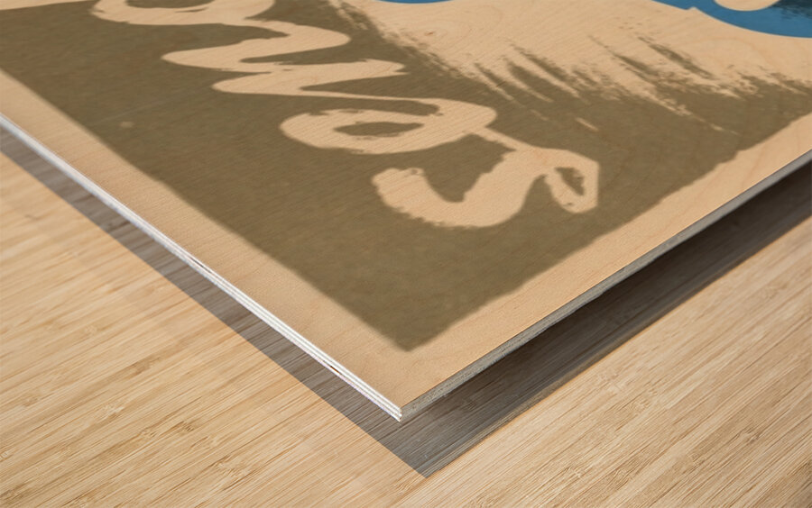 Send Airgraphs – They Save Aircraft Space Wood print