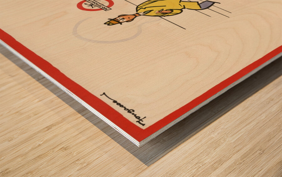 Please Don’t Smoke in a Non-Smoking Car Wood print