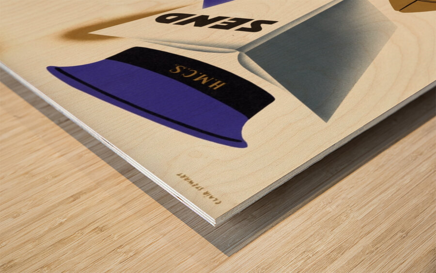 Send The Boys Good Books And Magazines Wood print