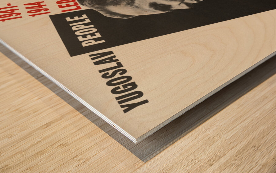 Death to Fascism! Liberty to the People! Wood print